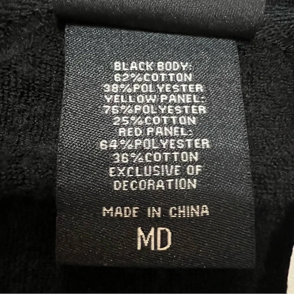 Hot Topic Harry Potter Chevron Gryffindor Black Sweatshirt. Size Medium. NWT. - Picture 13 of 15